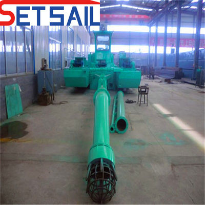 27m-39m longueur totale QHJSD-2 moteur hydraulique diesel aspirateur à réaction dragueuse de sable pour rivière