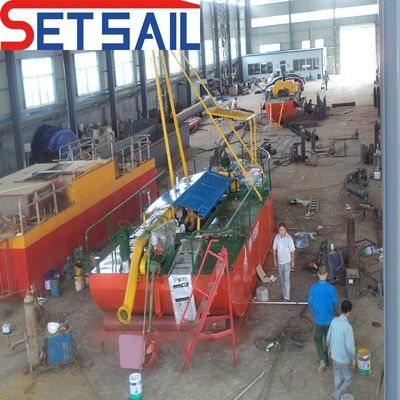 Dredger à aspiration à réaction à moteur diesel Weichai avec type hydrocyclone de Weichai