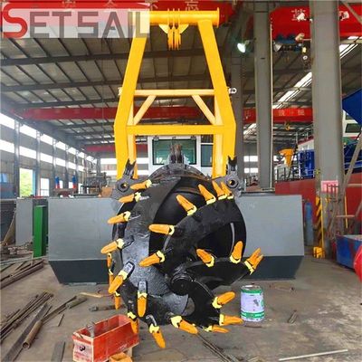 18 pouces électrique Power Dredger sable avec 54m tête et 582kw puissance du moteur auxiliaire
