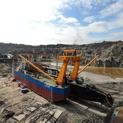 180000.000kg Poids brut de coupeuse dragueuse à aspiration d'une capacité de puissance de moteur de 1000 m3/h