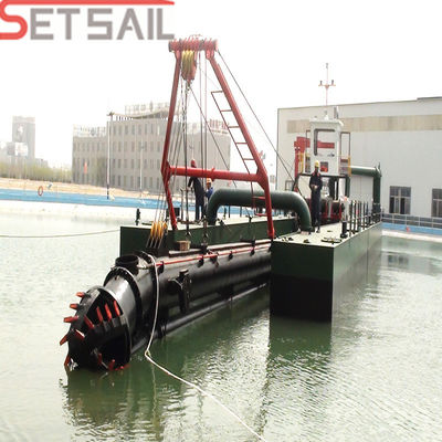 Diamètre de la tête de coupe 2000mm 18 pouces Capacité de toile 3500m3/h Dredger hydraulique