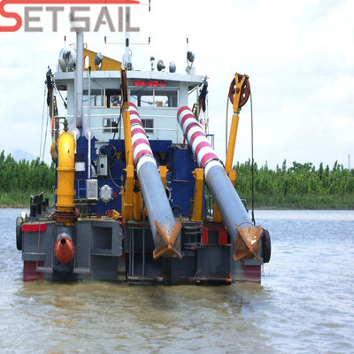 Diamètre de la tête de coupe 2000mm 18 pouces Capacité de toile 3500m3/h Dredger hydraulique