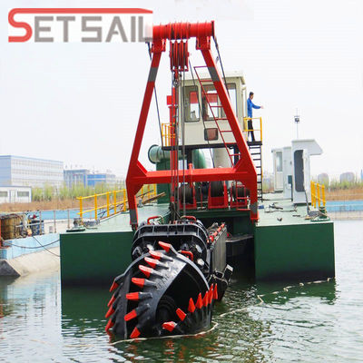 Diamètre de la tête de coupe 2000mm 18 pouces Capacité de toile 3500m3/h Dredger hydraulique