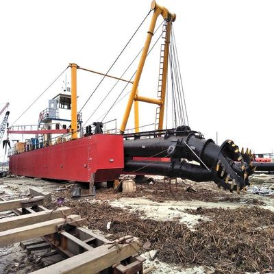 Dredger à aspiration avec une capacité de 1000 m3/h et une profondeur de dragage de 20 m