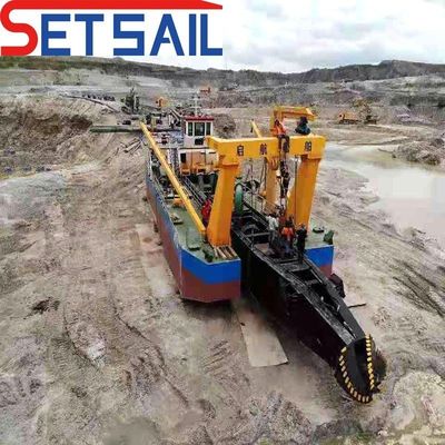 Capacité personnalisée de 26 pouces 1200m3/h Hydrocyclone coupeur de gravier aspirateur dragueuse d'étain