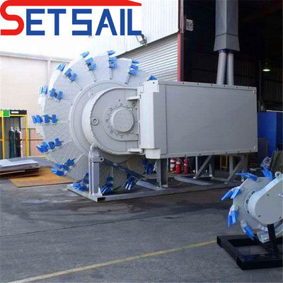 Dragueuse à roues de gravier à godet personnalisée avec spud hydraulique et système de contrôle Rexroth