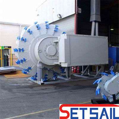 CTS type fente moteur diesel roue motrice cuve pompe à sable dragueur pour la vente d'hydrocyclone