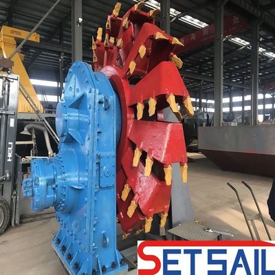 200 mm-800 mm Diamètre du tuyau de décharge Fabrication roue Seau dragueuse à sable pour la boue des rivières