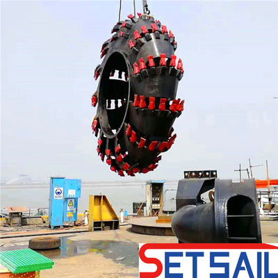 200 mm-800 mm Diamètre du tuyau de décharge Fabrication roue Seau dragueuse à sable pour la boue des rivières