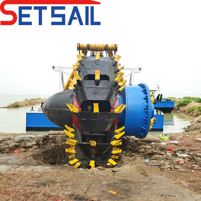 Dredger à roue Bucekt de 6000 m3 pour le Bangladesh Type de fente CTS Puissance totale 224kw-2720kw