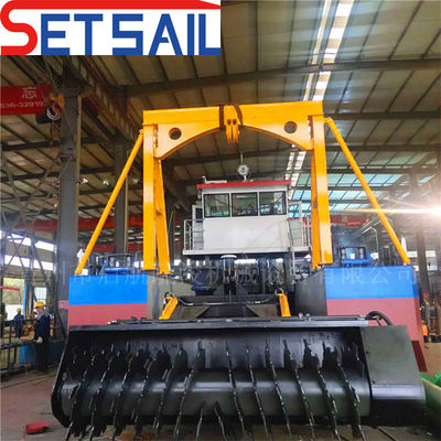 Dredger hydraulique de 17m-50m pour le transport maritime et la livraison sur les lacs