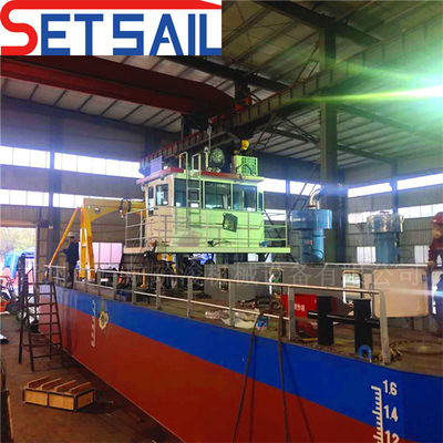 Largeur totale de 4,5 m à 12 m Dredger à aspiration à trémie avec moteur hydraulique avancé