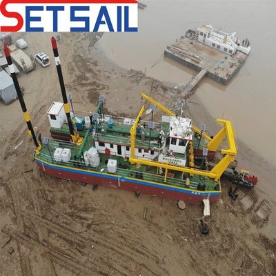 Dredger de sable de rivière QHWBD-34 personnalisé avec pompe à roue à godet de boue dure