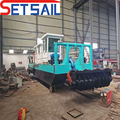 Shijiazhuang QHTSD-14 Dredger à capacité stable de sable de rivière à aspiration de traînée