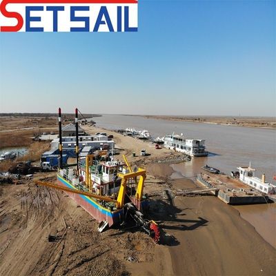 Dredger à roues électriques à moteur diesel à pleine charge avec système de mornitoring