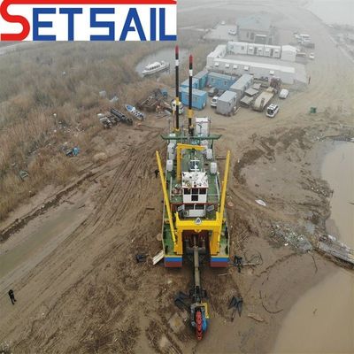 Dredger à roues électriques à moteur diesel à pleine charge avec système de mornitoring