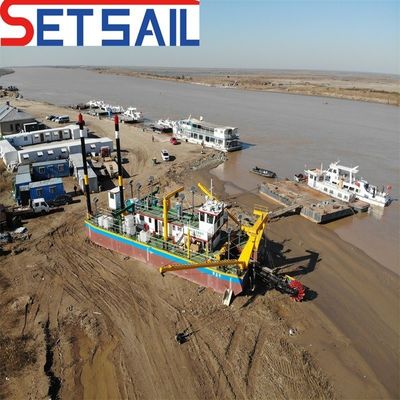 Dredger à roues électriques à moteur diesel à pleine charge avec système de mornitoring
