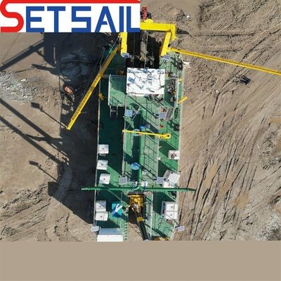 17m-50m longueur totale roue de commande de pompe hydraulique dragueuse à sable pour réservoir
