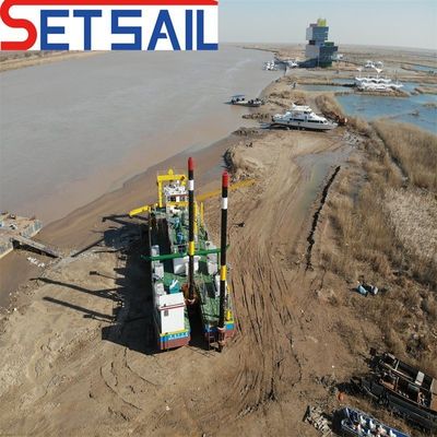 Profondeur de dragage de 8 à 20 m, treuil hydraulique à plusieurs fonctions, roue Bucekt, dragueuse en monnaie américaine