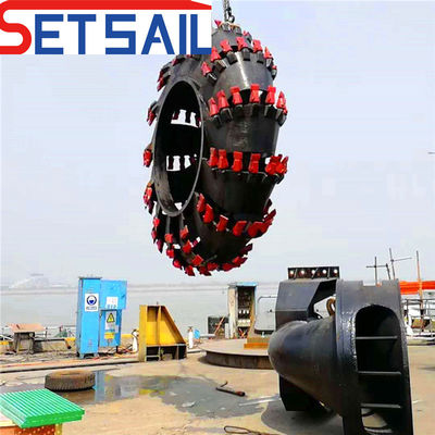 Payeur initial moteur diesel roue de puissance seau dragueur de sable navire avec hydraulique