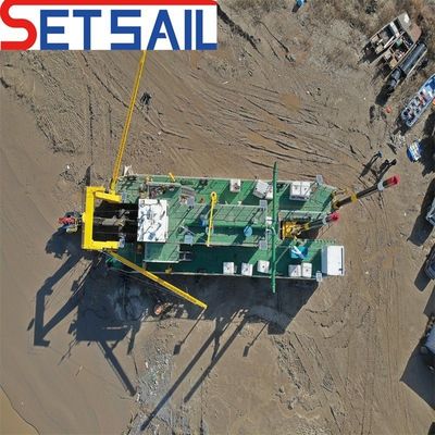 Dragueuse à roues de moteur diesel à bouteille d'argile avec tuyau de décharge de diamètre 200 mm-800 mm