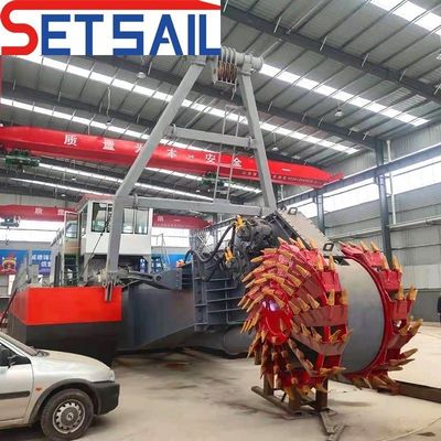 Puissance totale 224kw-2720kw Dragueuse à roues de seau pour l'extraction du sable pour projet de dessalement