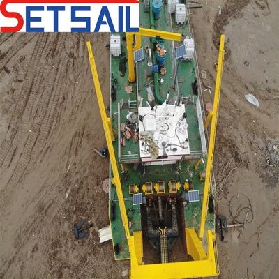 Consommation totale de carburant de la drague hydraulique à roues de seau 34L-518L/H pour la remise en état des terres
