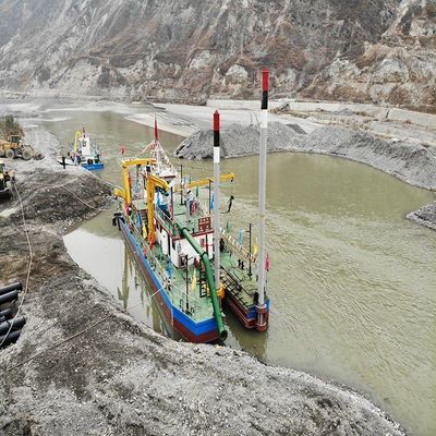 Dragueuse à aspiration de sable de 24 pouces avec une profondeur de drague de 4 m à 15 m
