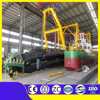 Type de fente CTS personnalisé 3000m3/h Dredger à aspiration à coupe à sable de rivière