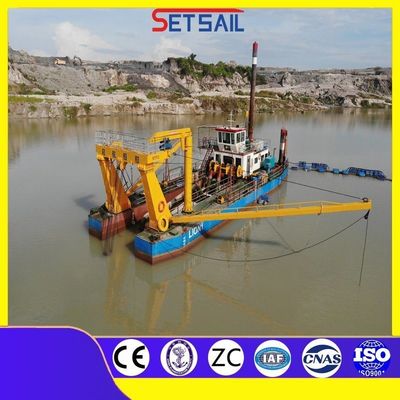 Type de fente CTS personnalisé 3000m3/h Dredger à aspiration à coupe à sable de rivière