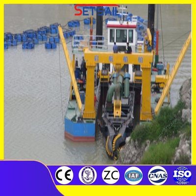 Type de fente CTS personnalisé 3000m3/h Dredger à aspiration à coupe à sable de rivière