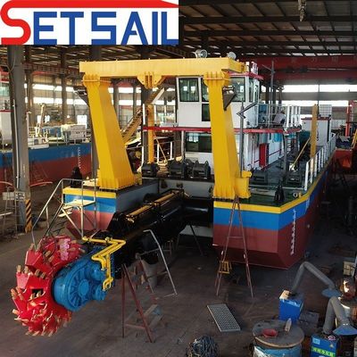 Equipement de dragage intérieur drague à aspiration à roue de seau avec une distance de décharge de 800 m à 5000 m