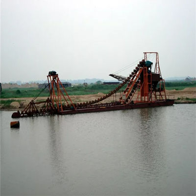 24m-38m Longueur totale Hydrocyclone Cyclone Type Dredger à chaîne à grande capacité