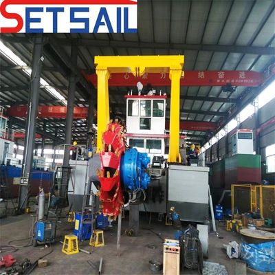 Machine de drague à aspiration de sable de grande capacité avec générateur de port de 20 kW à 200 kW