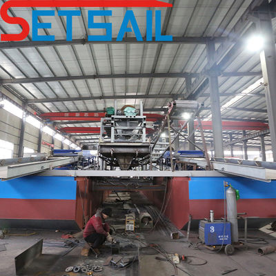 7.5kw-20kw Power Injection Pump Power Chain Bucket Mining Sand Gold Dredger pour le Congo