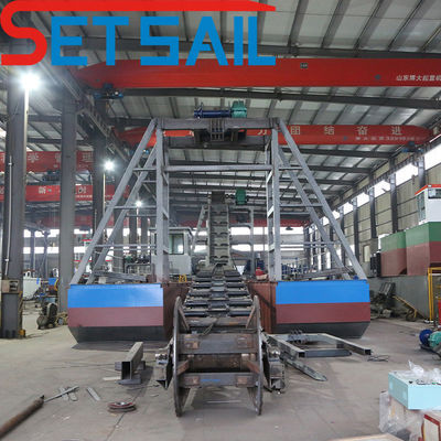 Électricité de type de personnalisation de l' ensemble de voile bouteille Chaîne Diamond Gold Mining Dredger