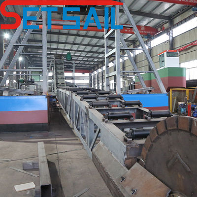 7.5kw-20kw Puissance de la pompe à injection Full Bucket Chain River Équipement minier d'or et de diamants