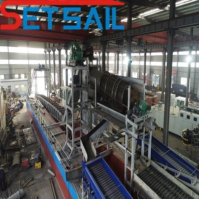 Équipement d'extraction de diamants en bouteille en chaîne avec une capacité de 0,035 m3-1,2 m3 et une puissance de 37 kW-200 kW