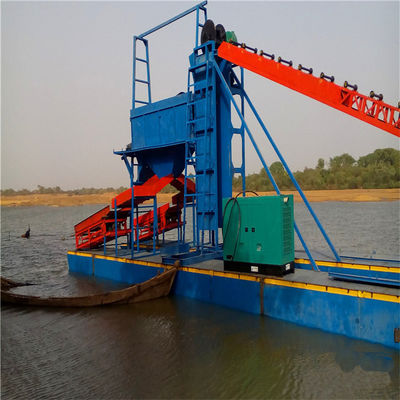 Profondeur de dragage de 7 à 30 m Équipement d'extraction de poudre de fer/étain pour bateau d'extraction de diamants