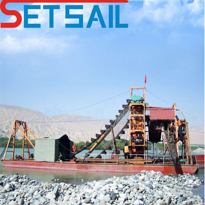 Paiement initial Chaîne électrique de production de puissance Bucket Machines d'extraction de diamants pour l'or de sable