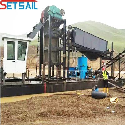 60m3-300m3 Capacité de cuve à chaîne complète à diamants pour le lac Conception personnalisée