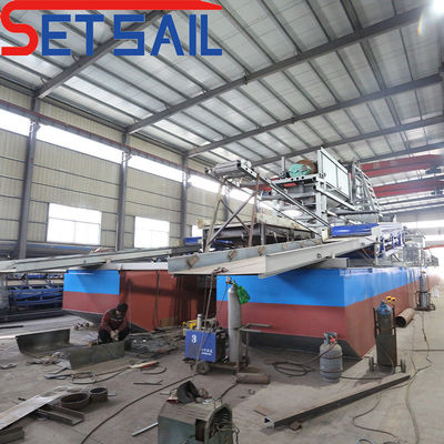 Générateur de haute capacité de chaîne Bucket River Gold Dredger pour des solutions personnalisées