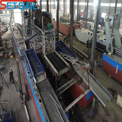 Dredger automatique pour l'extraction d'or et de diamants dans les rivières