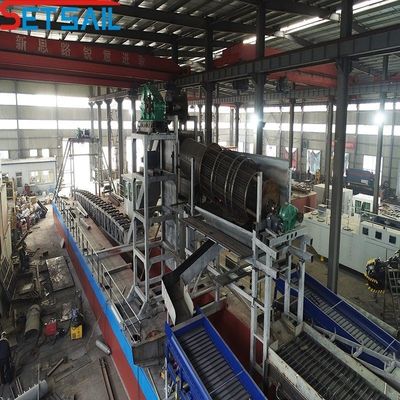 Dredger automatique pour l'extraction d'or et de diamants dans les rivières
