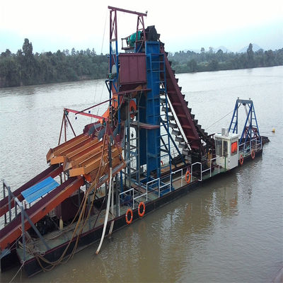 37kw-200kw Main Motor Power River Mining Diamond and Gold Dredger avec une concentration