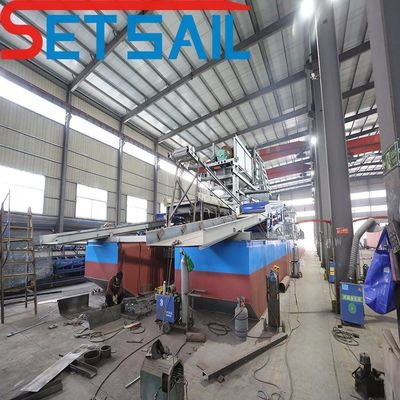 Dredger minier à chaîne de seau avec 60000.000 kg de poids brut et de consommation