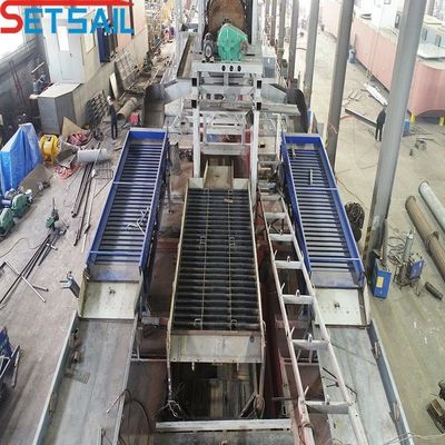 95kw-260kw Chaîne d'alimentation électrique Seau d'or et dragueuse de sable avec 23m-49m dimension de coque