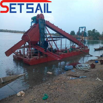 Dredger à chaîne de type électrique pour la personnalisation de l'or