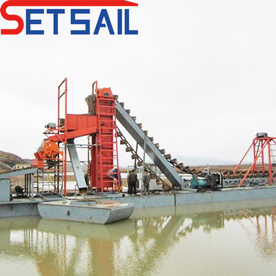 Dredger à chaîne de type électrique pour la personnalisation de l'or