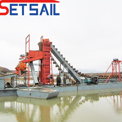 38 mètres Chaîne électrique Bucket River Or et Diamants Navire Longueur totale personnalisée